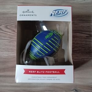 Hallmark Nerf Football Christmas Ornament